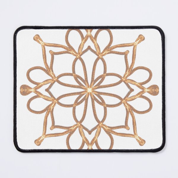 Item preview, Mandala design in gold color designed and sold by Happy-go-LuckyJ.