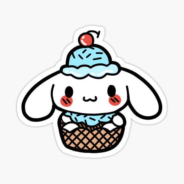 Sanrio Cinnamon Roll Sticker Welcome to Cafe