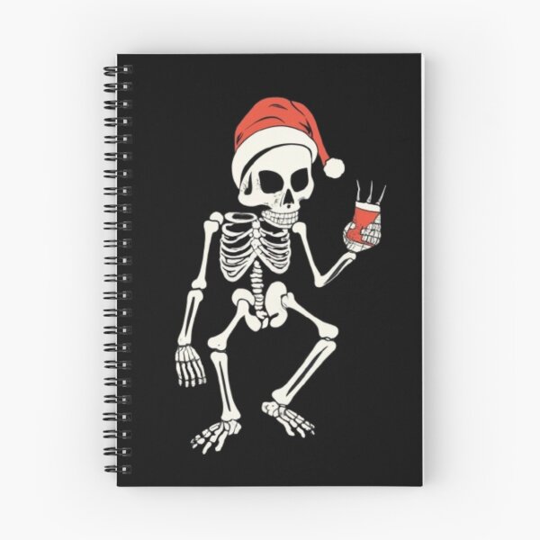 Item preview, Skeleton Santa Hat Drinking Coffee Funny Christmas Gifts designed and sold by SlocifieShop.