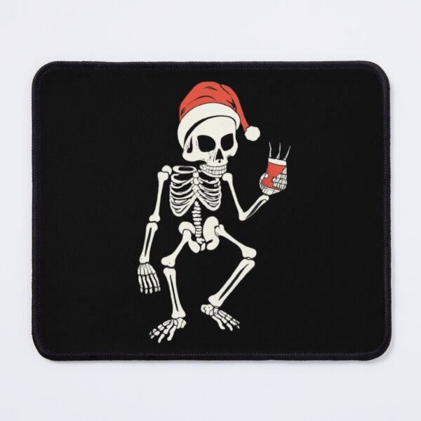 Item preview, Skeleton Santa Hat Drinking Coffee Funny Christmas Gifts designed and sold by SlocifieShop.