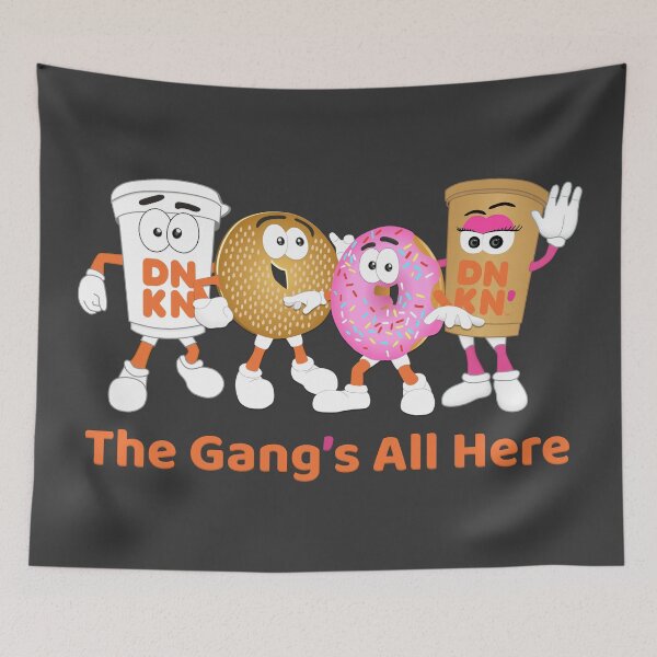 Item preview, Dunkin Mascots (The Gang's All Here) designed and sold by Zack's Snacks.