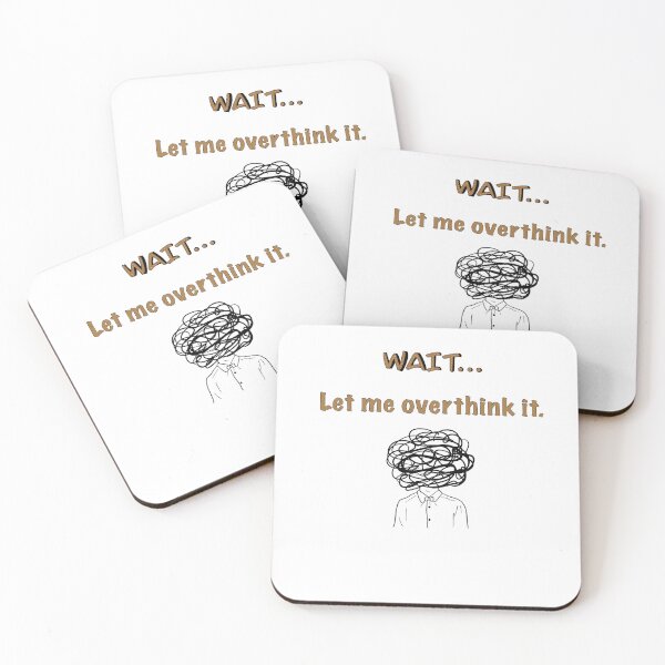 Item preview, Overthinking designed and sold by DorkyDoodling.