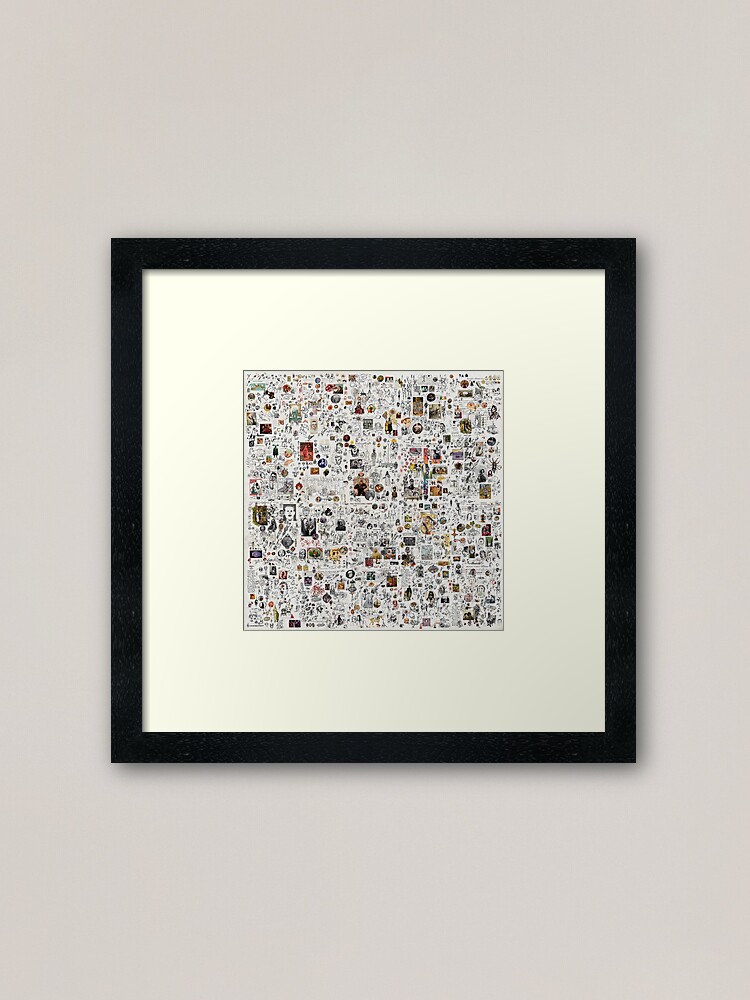 Thumbnail 1 of 7, Framed Art Print, Myriad-003 designed and sold by philjarry.