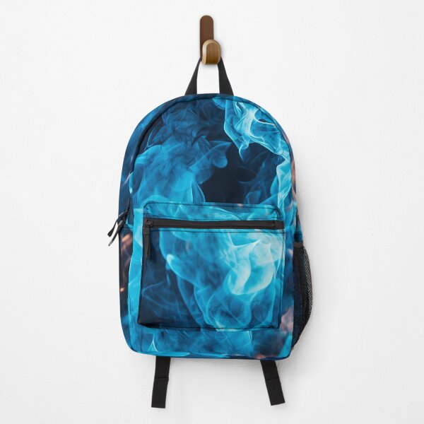 Item preview, Cyan Smoke and Fire in Colors pattern designed and sold by Reichcorp.
