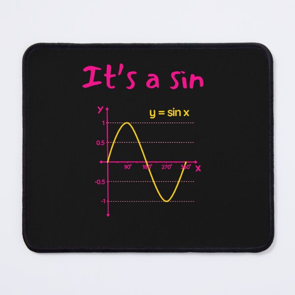 Item preview, It's a Sin Maths design designed and sold by t1n3333.