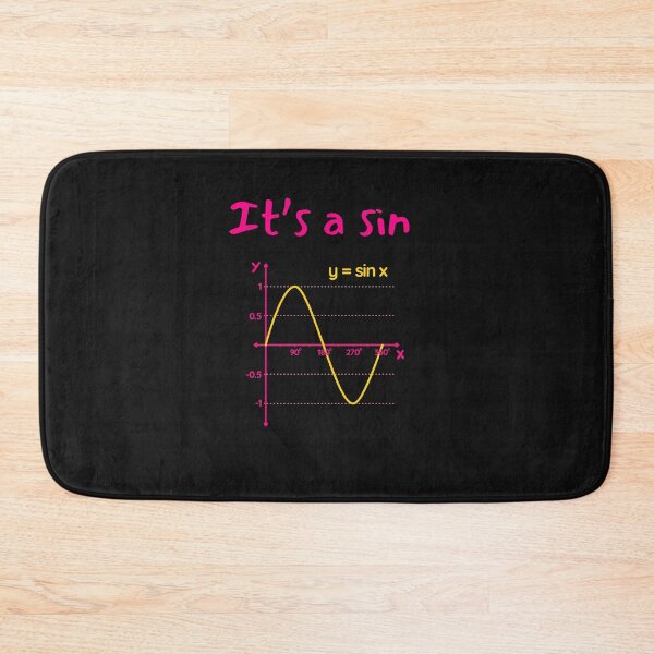 Item preview, It's a Sin Maths design designed and sold by t1n3333.