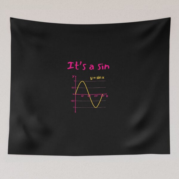 Item preview, It's a Sin Maths design designed and sold by t1n3333.