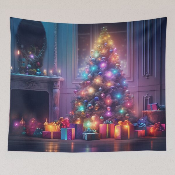 Item preview, Christmas tree with gifts designed and sold by Art by Lilia.