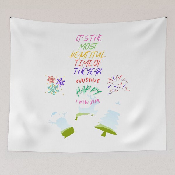 Item preview, Happy Christmas, Happy New Year designed and sold by RoseAIArtRhythm.