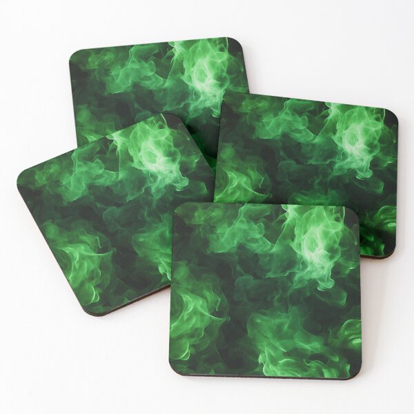 Item preview, Green Smoke and Fire in Colors pattern designed and sold by Reichcorp.