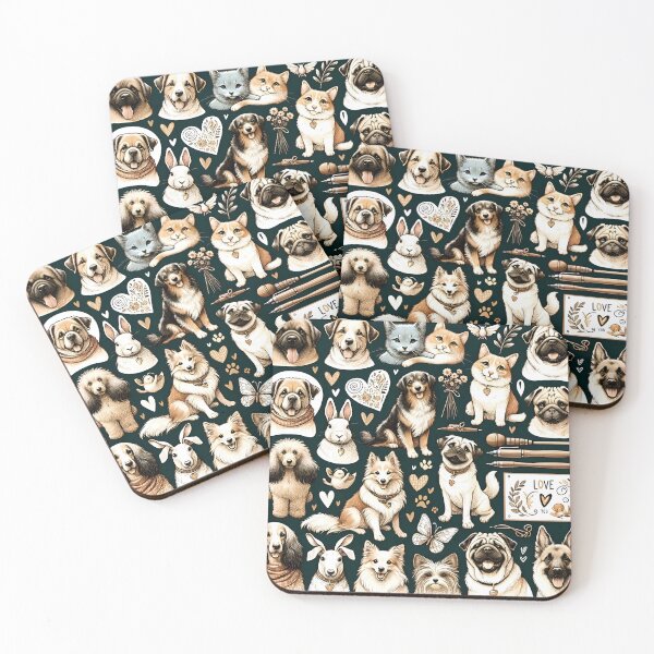 Item preview, "Canine Companions: A Portrait of Diversity" designed and sold by APARTAI EU.