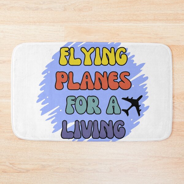 Item preview, Flying Planes for a Living, Pilot, Aviator, airplane designed and sold by ImaginePrinting.