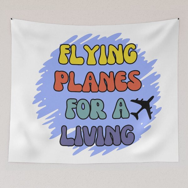 Item preview, Flying Planes for a Living, Pilot, Aviator, airplane designed and sold by ImaginePrinting.