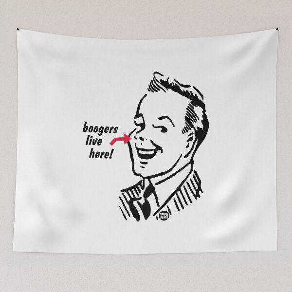 Item preview, BOOGERS LIVE HERE designed and sold by TODD GOLDMAN.