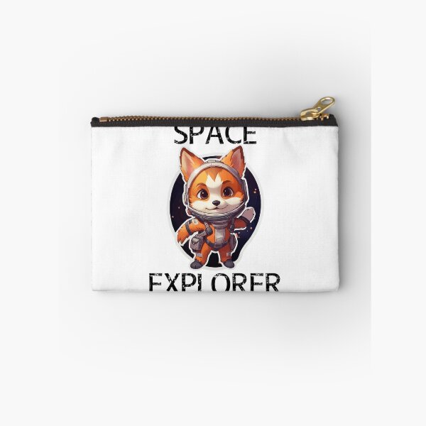 Item preview, Red Fox Astronaut - Space Explorer (Black Lettering) designed and sold by VelvetRoom.
