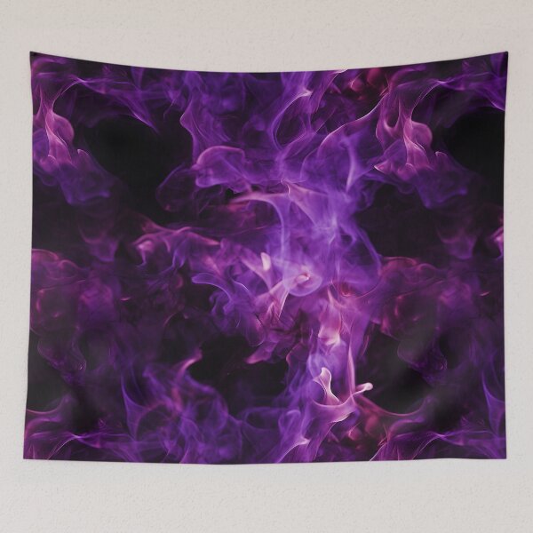 Item preview, Purple Smoke and Fire in Colors pattern designed and sold by Reichcorp.