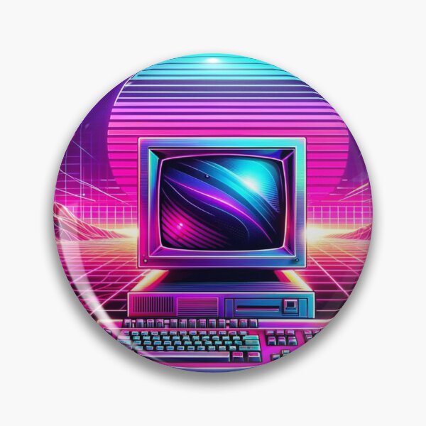 Item preview, Synthwave 80s Computer designed and sold by Zestpond.