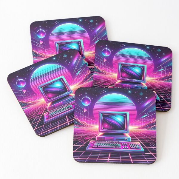 Item preview, Synthwave 80s Computer designed and sold by Zestpond.