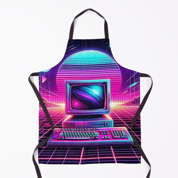 Item preview, Synthwave 80s Computer designed and sold by Zestpond.