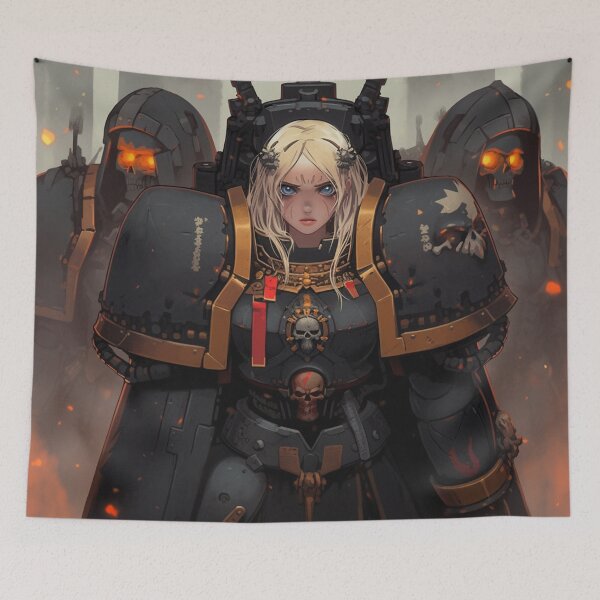 Item preview, Iron Anime Space Girl  designed and sold by WarHaven.