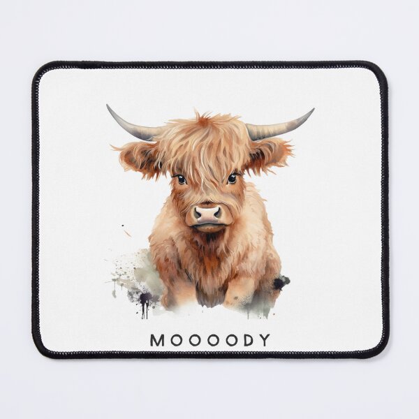 Item preview, Moody Highland Cow designed and sold by FamilyGiftWear.