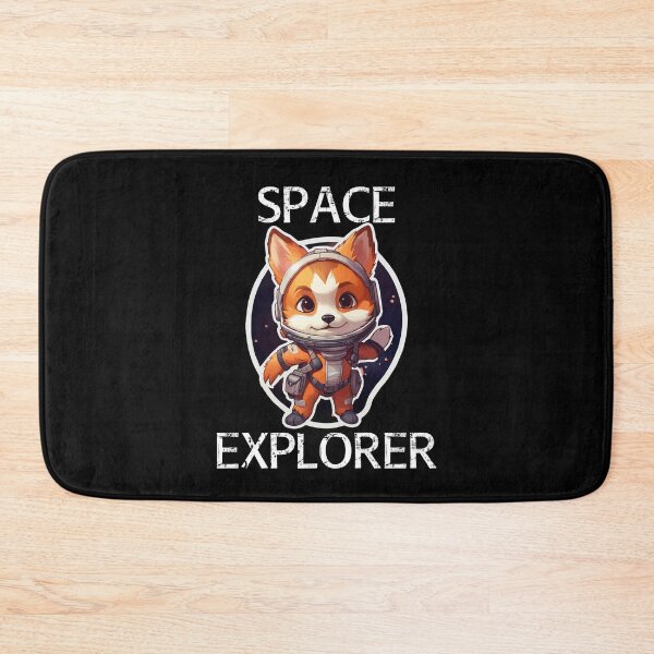Item preview, Red Fox Astronaut - Space Explorer (White Lettering) designed and sold by VelvetRoom.