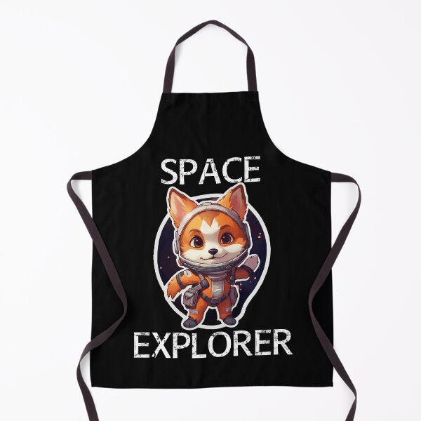 Item preview, Red Fox Astronaut - Space Explorer (White Lettering) designed and sold by VelvetRoom.