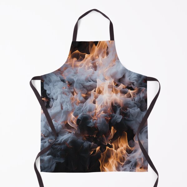 Item preview, Yellow Black Gray Smoke and Fire in Colors pattern designed and sold by Reichcorp.
