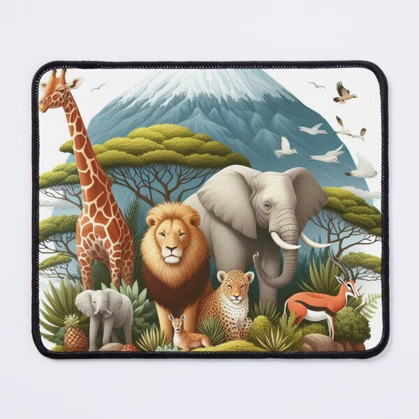 Item preview, Mt. Kilimanjaro: wildbeast art designed and sold by NaphDesigns.