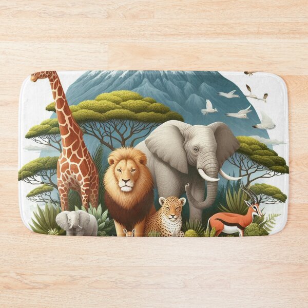 Item preview, Mt. Kilimanjaro: wildbeast art designed and sold by NaphDesigns.