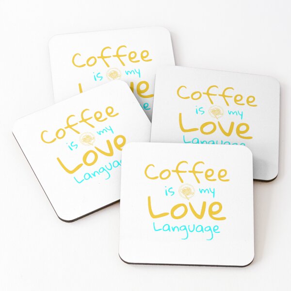 Item preview, Coffee is my Love Language designed and sold by InPrintsbyJeff.