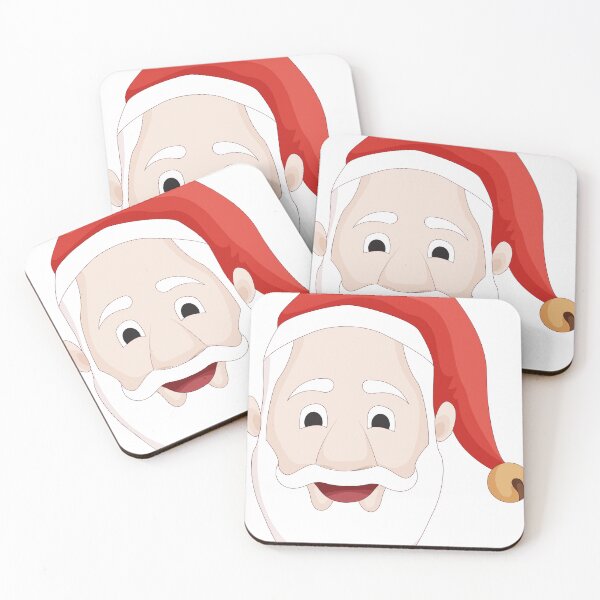 Item preview, Christmas Santa head Sticker designed and sold by Artkitokri.