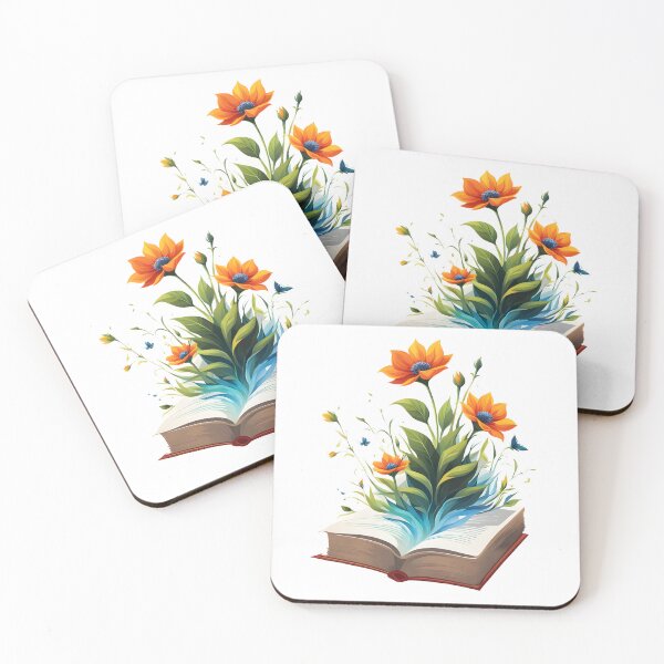 Artikelvorschau, Copy of Blumen wachsen aus Buchgrün entworfen und verkauft von ColorFlick.