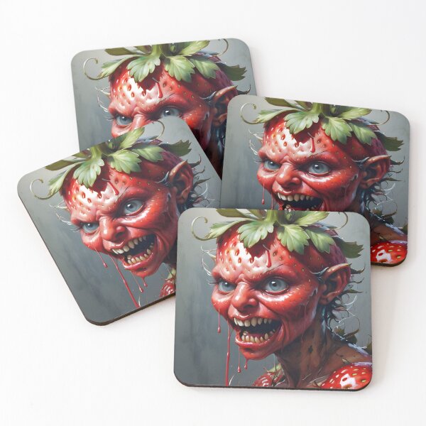 Item preview, The Scary Strawberry Monster designed and sold by TheArtOfPat.
