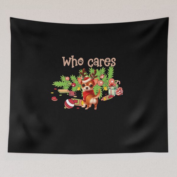 Item preview, "Reindeer Games Chihuahua - Holiday Festive Mischief" designed and sold by Xhevahir.