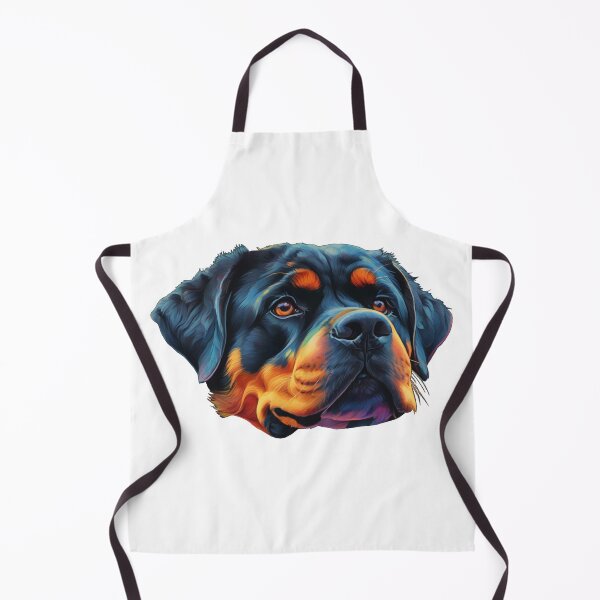 Item preview, Rottweiler head colored with some pink accent designed and sold by AD-Digital-Art.
