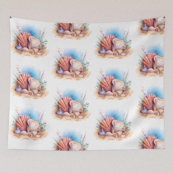 Item preview, Seashell Serenity designed and sold by mushizaman.