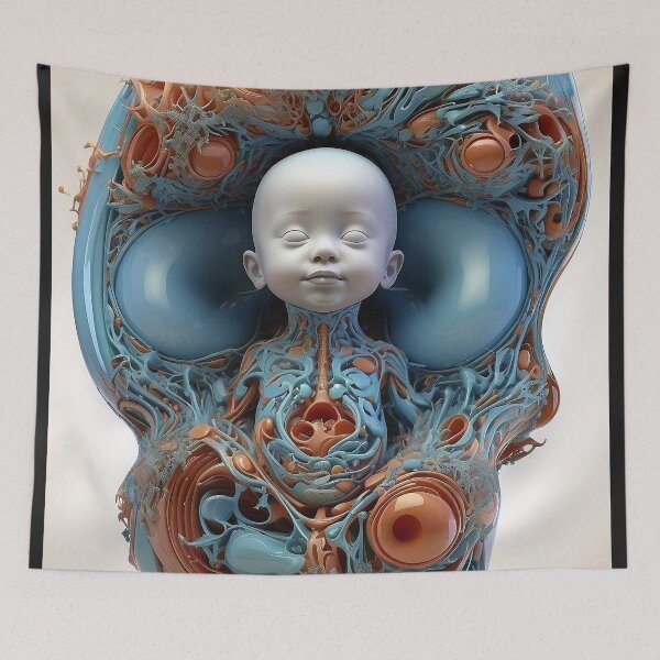 Item preview, Fractal Embryo in a Surreal Reality - 2 designed and sold by nyathiwa.