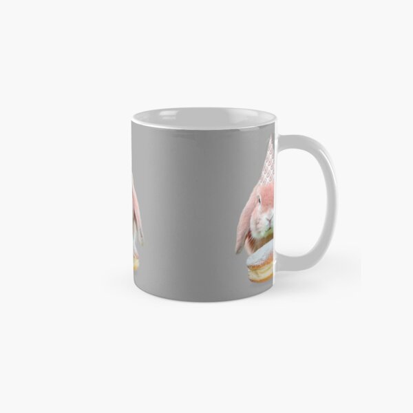 Rabbit Donut Party by Alice Monber Classic Mug