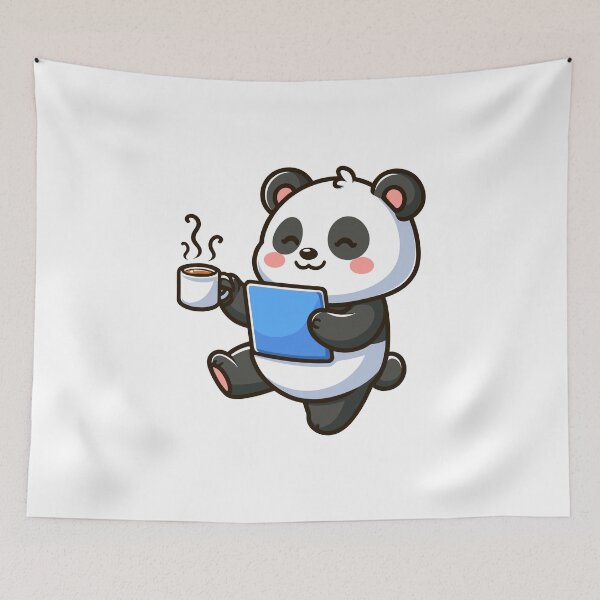 Item preview, Panda Pals: Coffee Break designed and sold by cave-canvas.