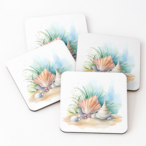 Item preview, Tranquil Seashell Dreams designed and sold by mushizaman.