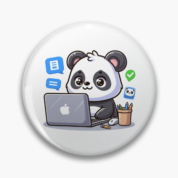 Item preview, Coder Panda: Cuddling Up With Code designed and sold by cave-canvas.