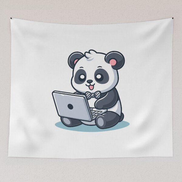 Item preview, Panda Pro: Crushing the Keyboard, Not Bamboo designed and sold by cave-canvas.