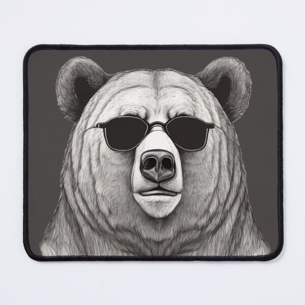 Item preview, Chill Bear Wearing Sunglasses designed and sold by BigusPanda.