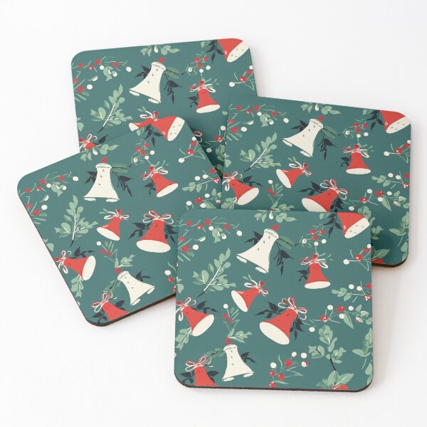 Item preview, Bells and Mistletoe pattern designed and sold by Reichcorp.