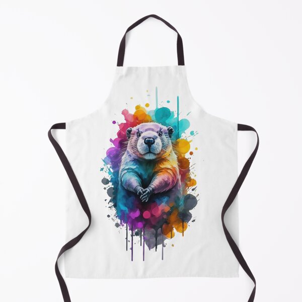 Item preview, American Beaver Watercolor Painting designed and sold by StefanSchmitArt.