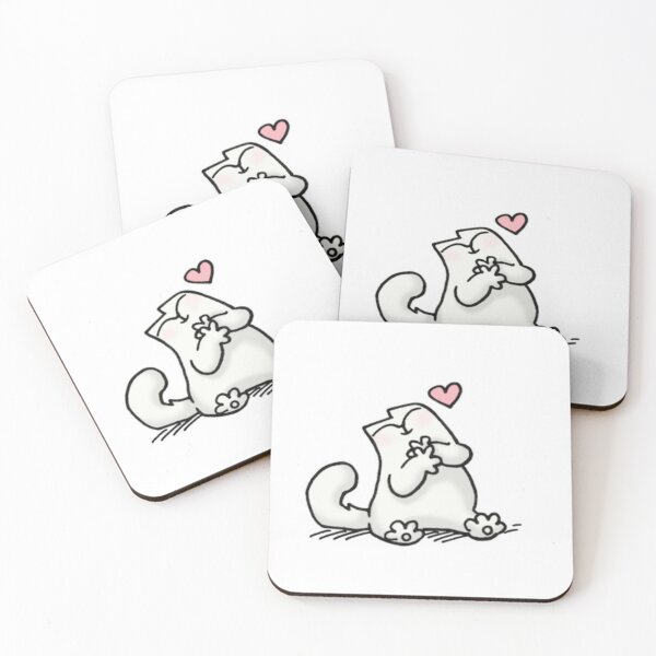 Cute Cat Coasters