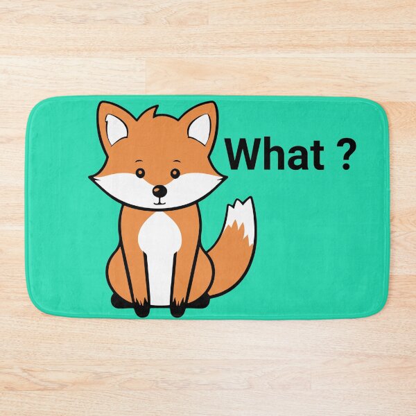 Item preview, Funny Fox saying What? designed and sold by MirucaDesign.
