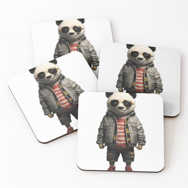 Item preview, Hipster Panda designed and sold by RetroFutureee.