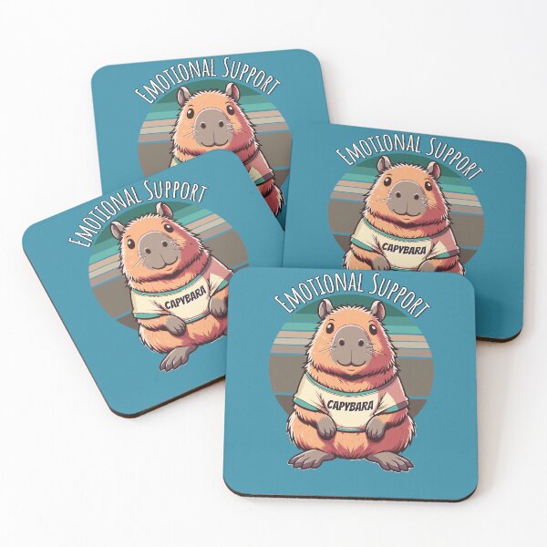 Item preview, Emotional Support Capybara - Calming Companion designed and sold by Sir Meow Meow.